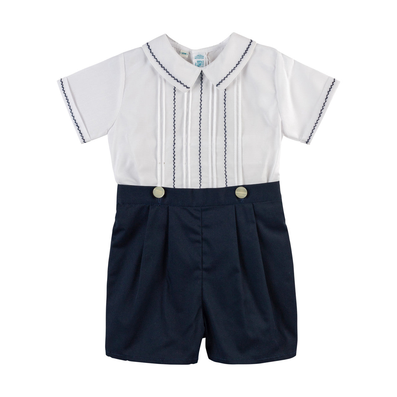 Boys Feather Stitched Bobby Suit