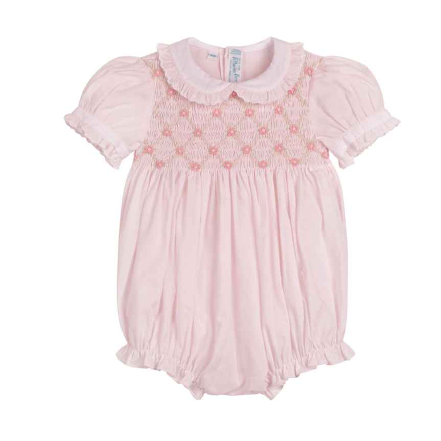 Dainty Smocked Floral Romper