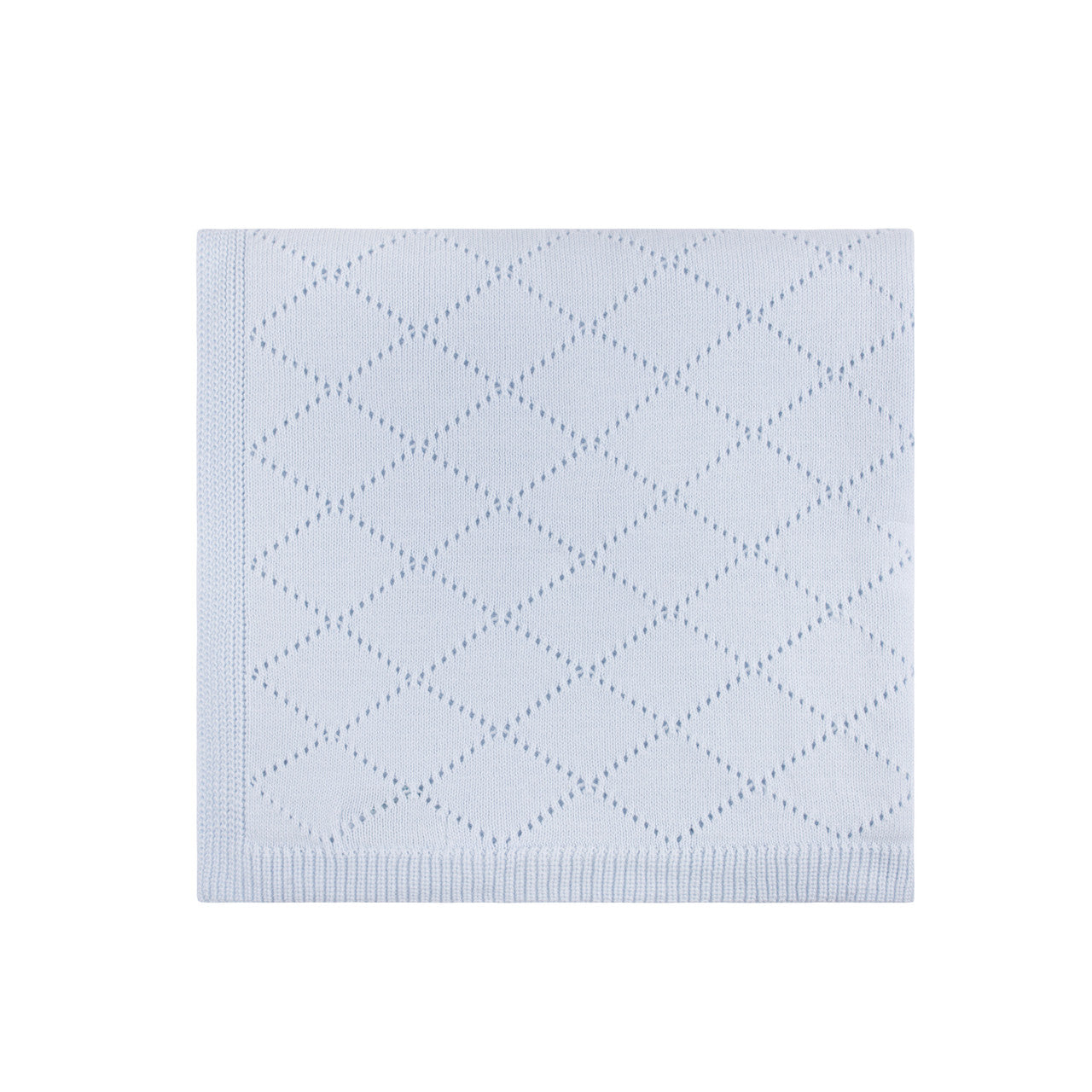 Diamond Pointelle Knit Blanket