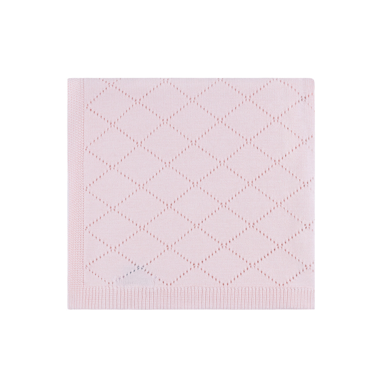 Diamond Pointelle Knit Blanket