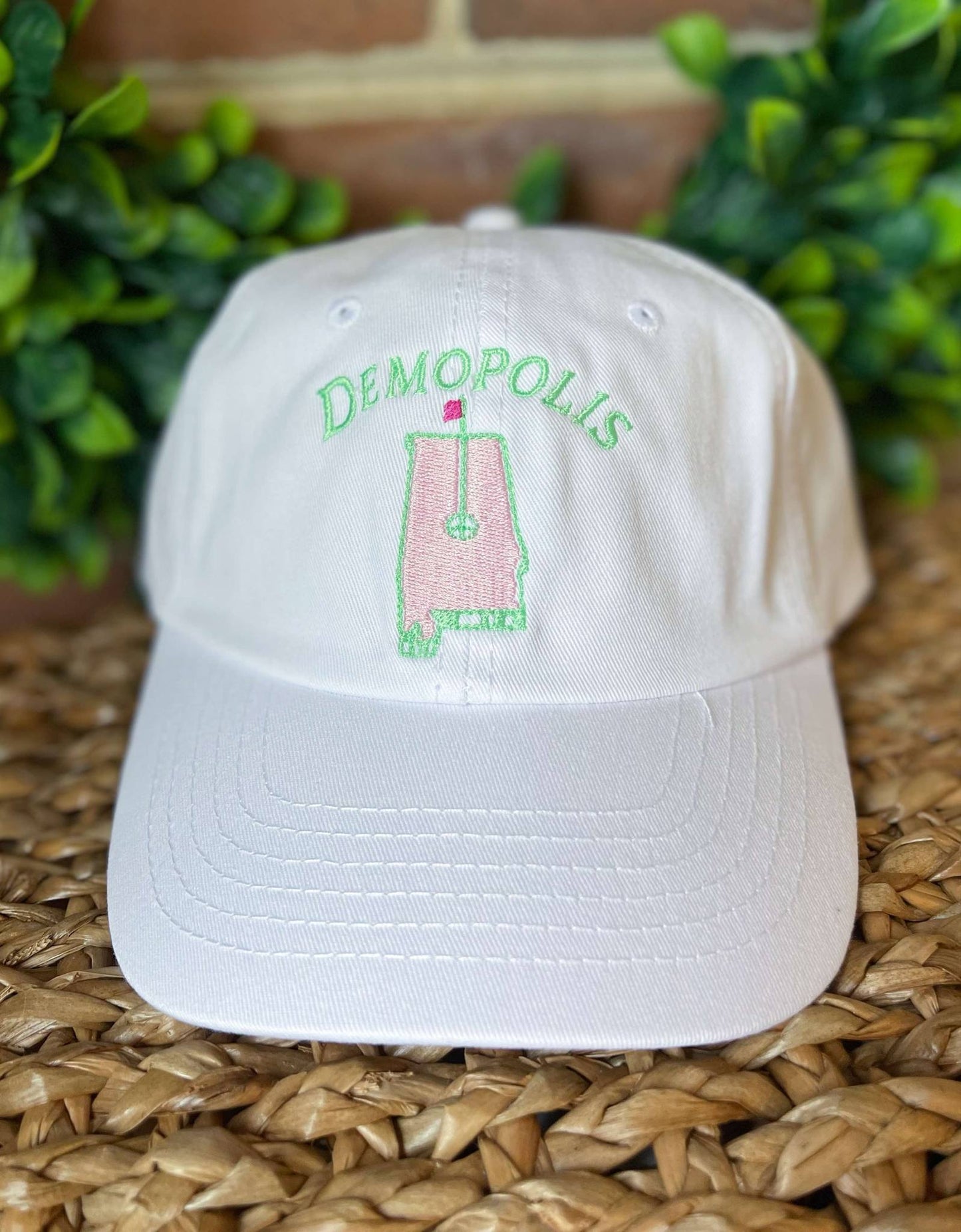 Demopolis "Masters" Hat Pink & Mint