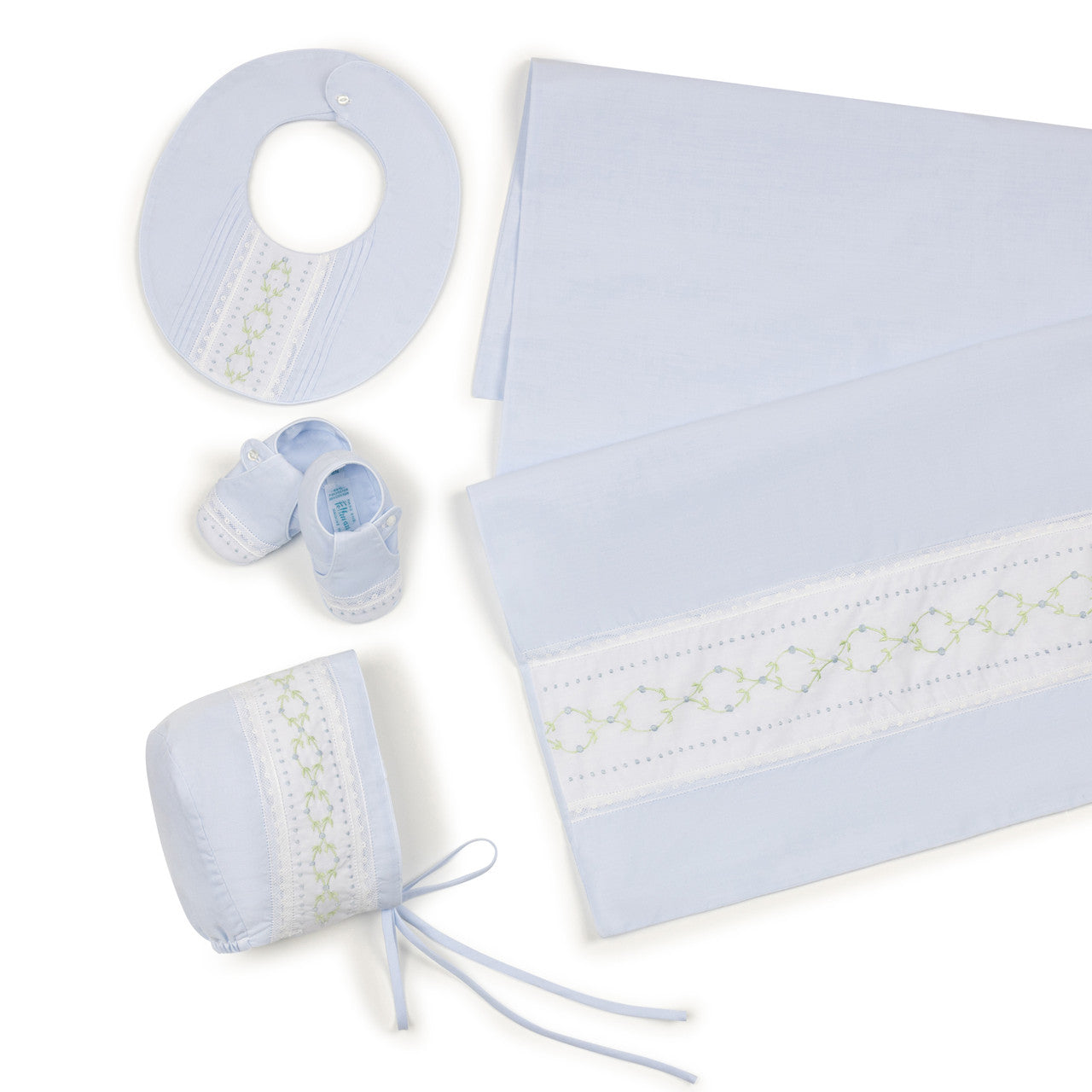 Boys Vintage Bloom Receiving Blanket