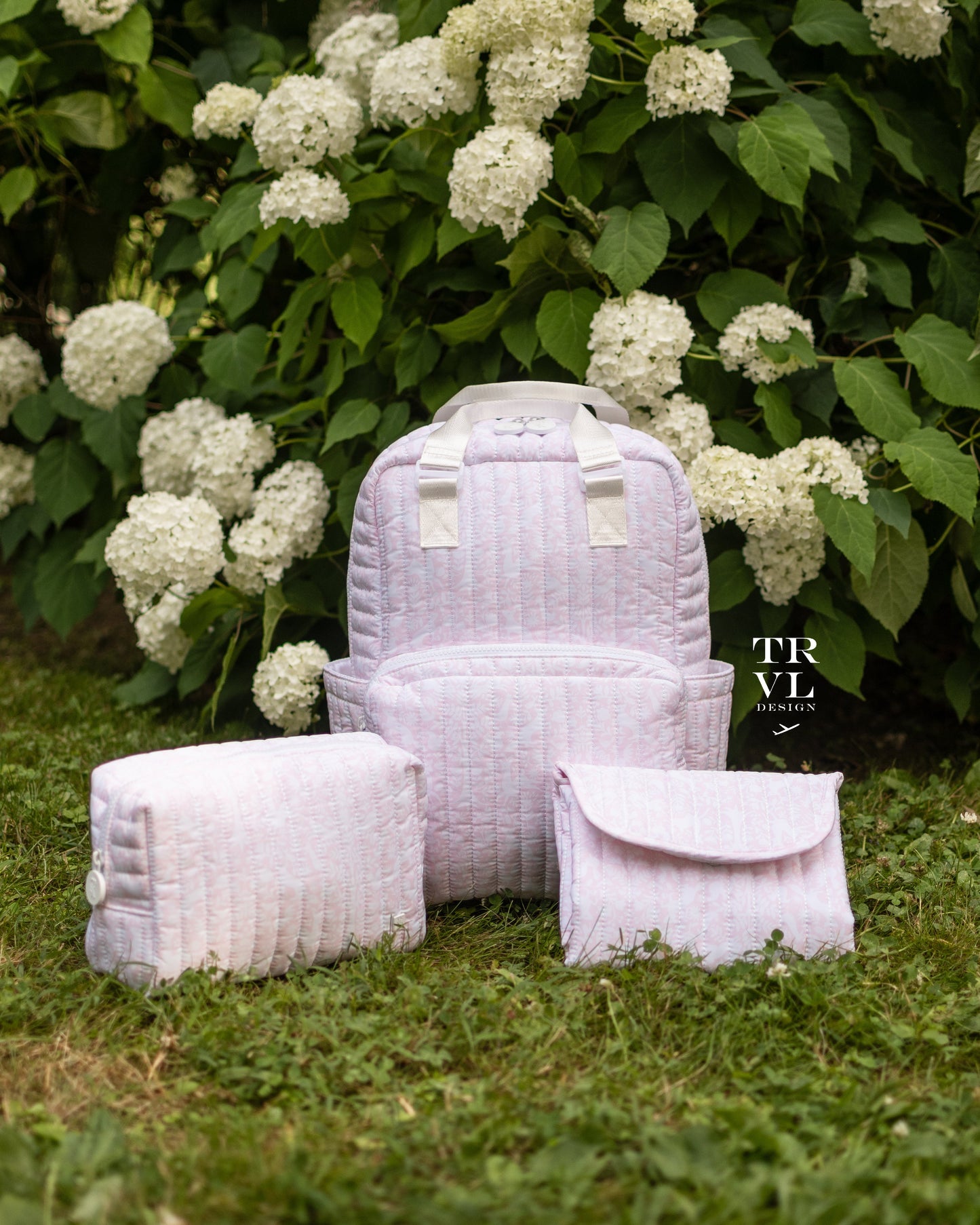 Quilted All You Need Bundle in Woodland Pink + Changer Mat + Everyday (3 Piece)