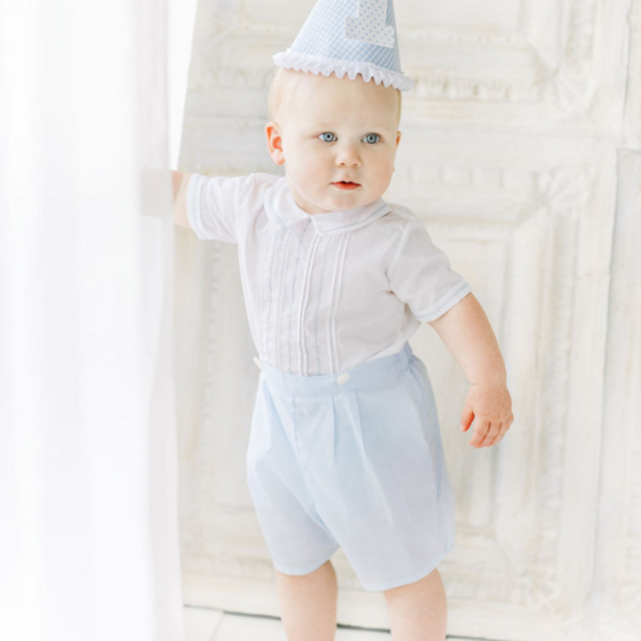 Boys Feather Stitched Bobby Suit