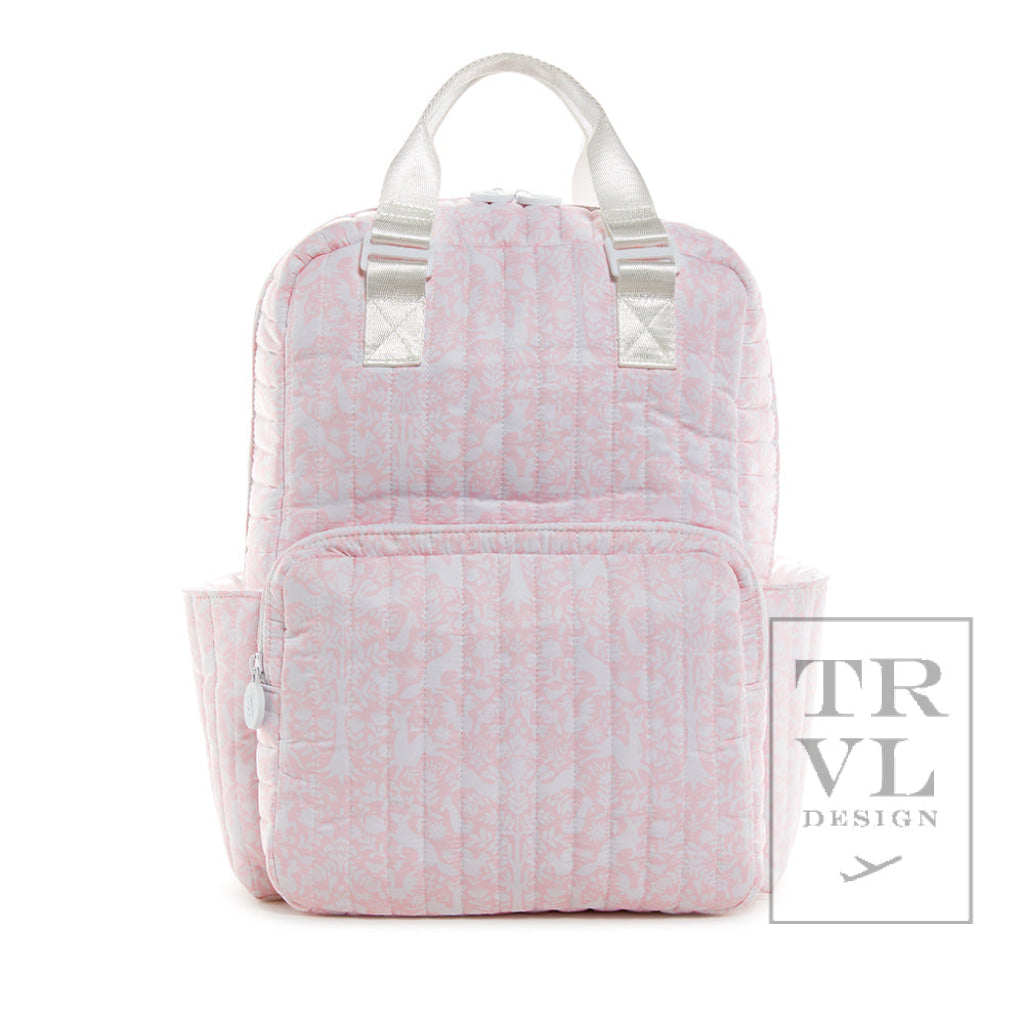 Quilted All You Need Bundle in Woodland Pink + Changer Mat + Everyday (3 Piece)