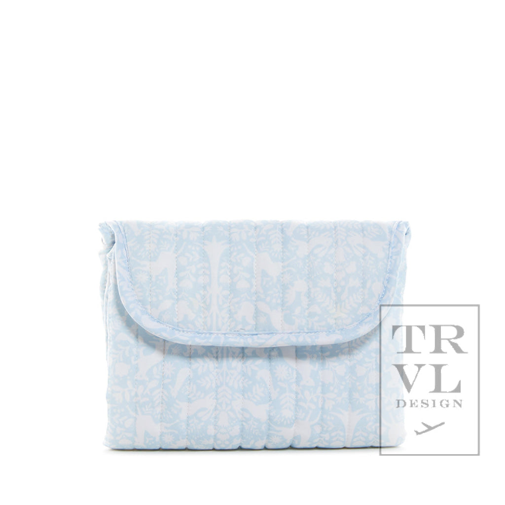 Quilted All You Need Bundle in Woodland Blue + Changer Mat + Everyday (3 Piece)