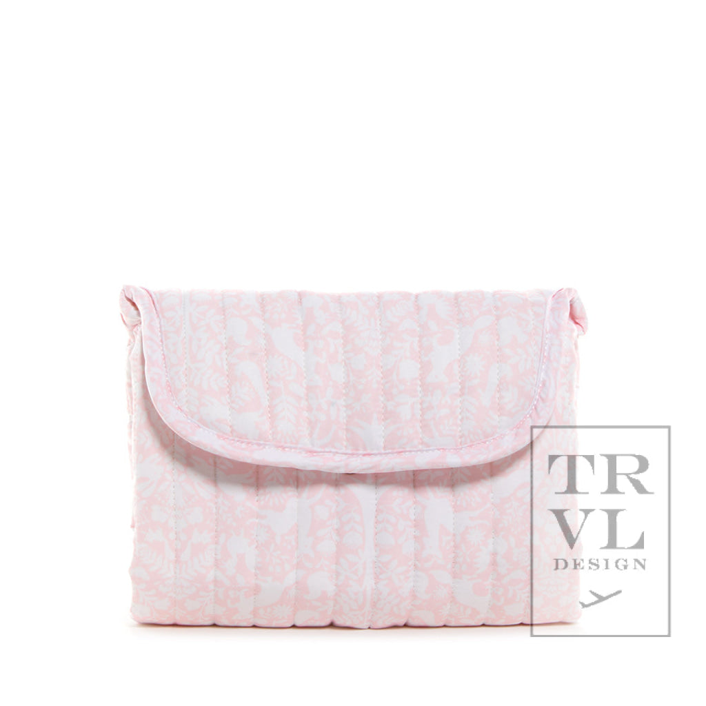 Quilted All You Need Bundle in Woodland Pink + Changer Mat + Everyday (3 Piece)