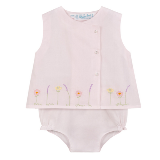 Pink Garden Diaper Set