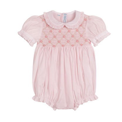 Dainty Smocked Floral Romper