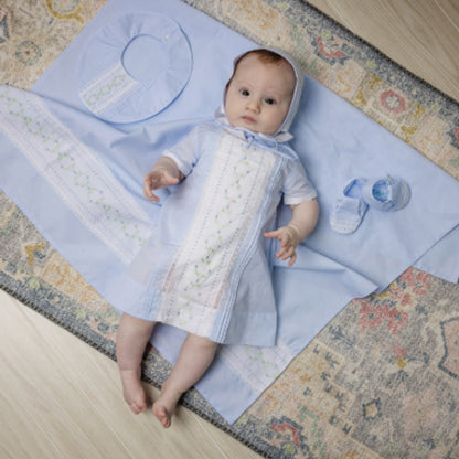 Boys Vintage Bloom Receiving Blanket