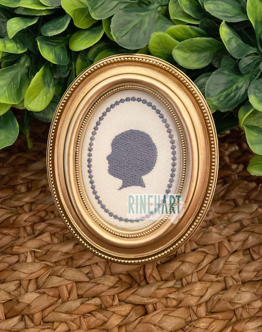 Petite Heirloom Silhouette - Oval