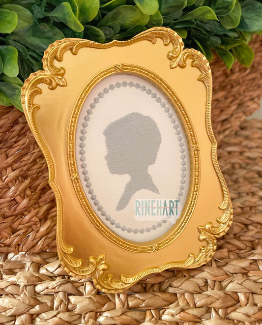 Heirloom Silhouette - Ornate Gold