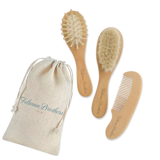 Wooden Baby Brush & Comb Set