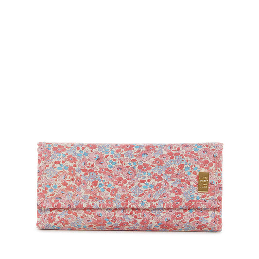 LUXE JEWELRY WALLET - MARSEILLE with Pink Pinstripe Liner