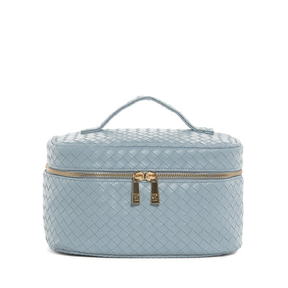 LUXE TRAIN2 - Cosmetic Case WOVEN BLEU