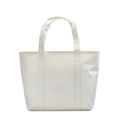 JUMBO TOTE - X-Large Tote GINGHAM PEARL GREY