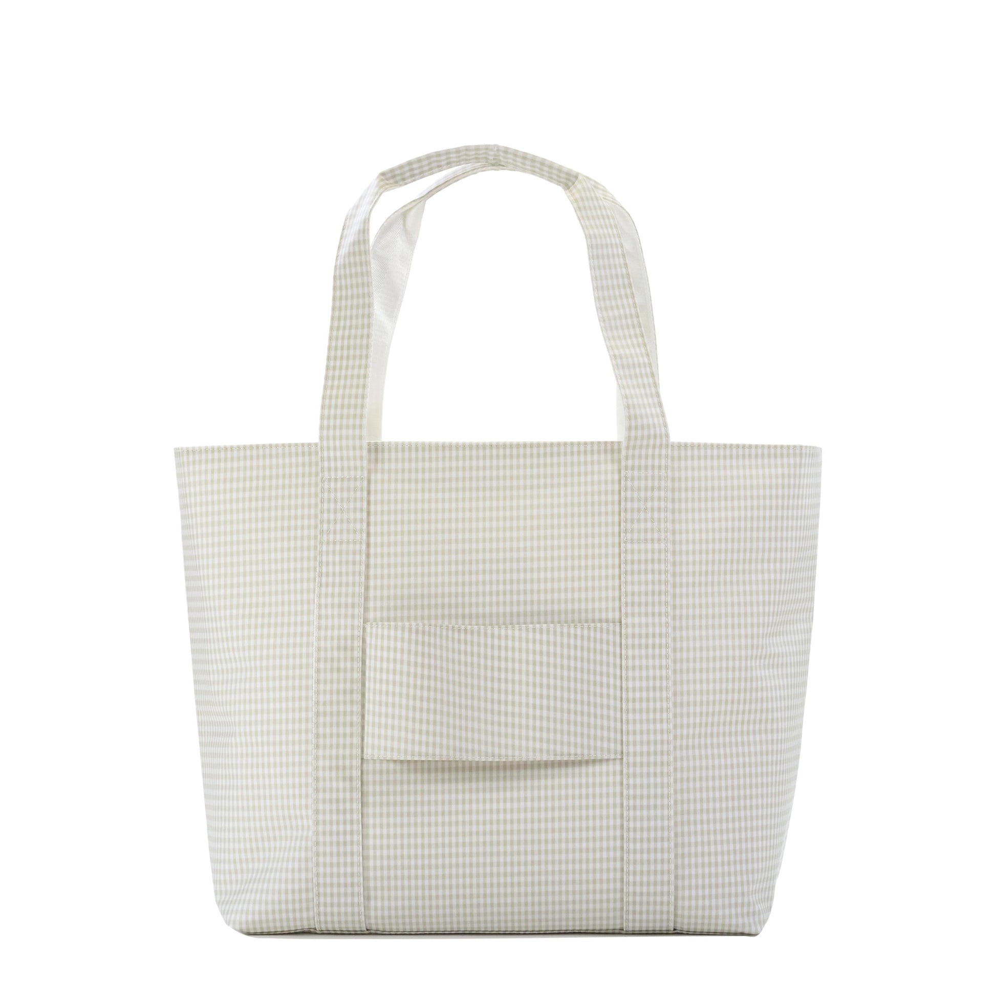 JUMBO TOTE - X-Large Tote GINGHAM PEARL GREY