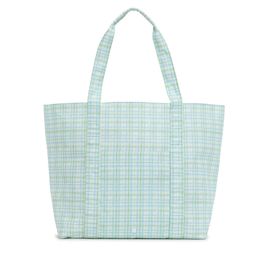 JUMBO TOTE - X-Large Tote CLASSIC PLAID GREEN