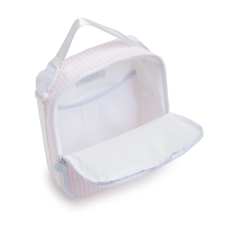 LUNCH BOX Insulated Lunch Bag - PIMLICO STRIPE PINK