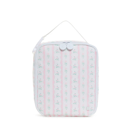 LUNCH BOX Insulated Lunch Bag - RIBBON FLORAL PINK