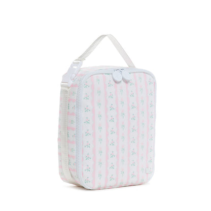 LUNCH BOX Insulated Lunch Bag - RIBBON FLORAL PINK