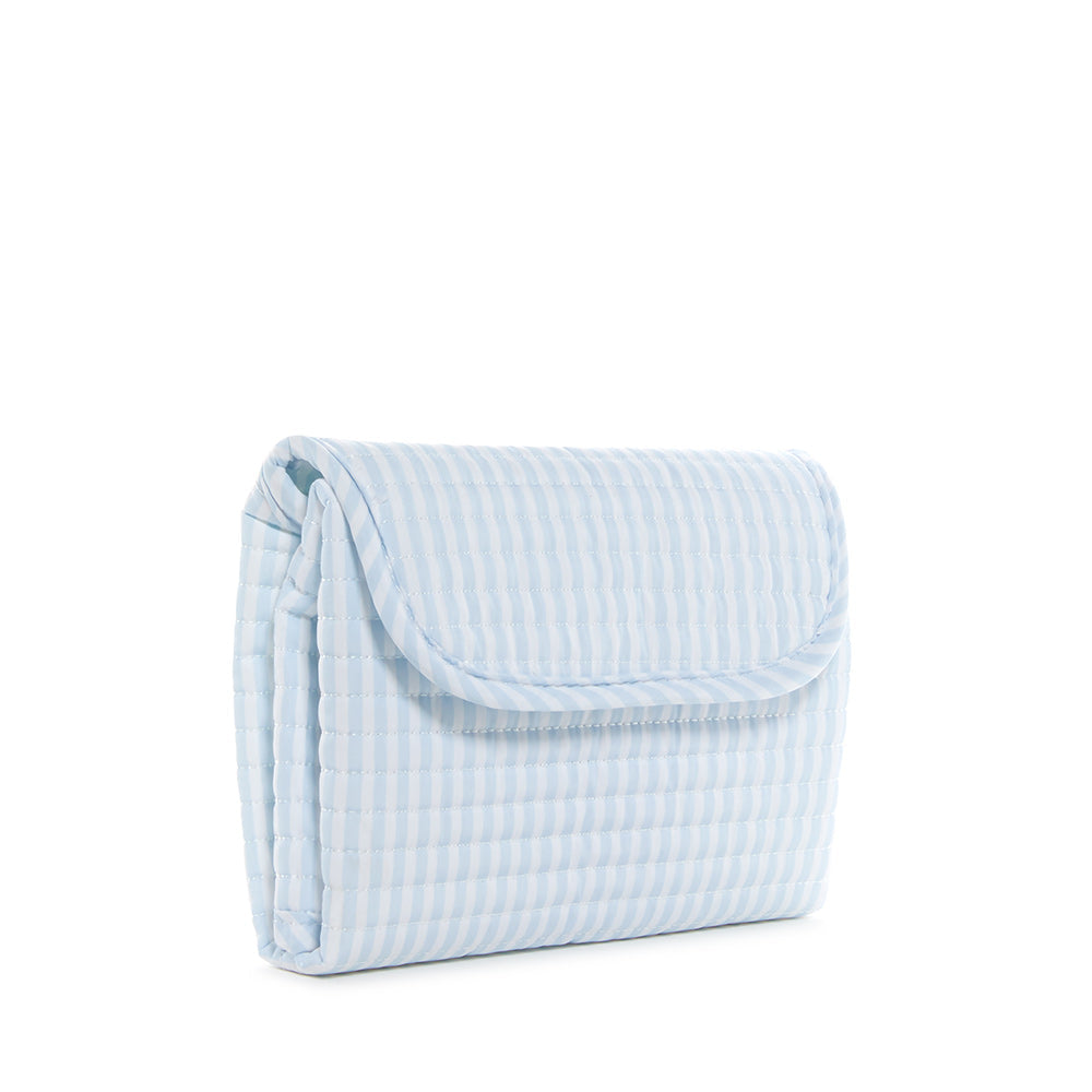 Quilted All You Need Bundle in Pimlico Stripe Blue + Changer Mat + Everyday (3 Piece)