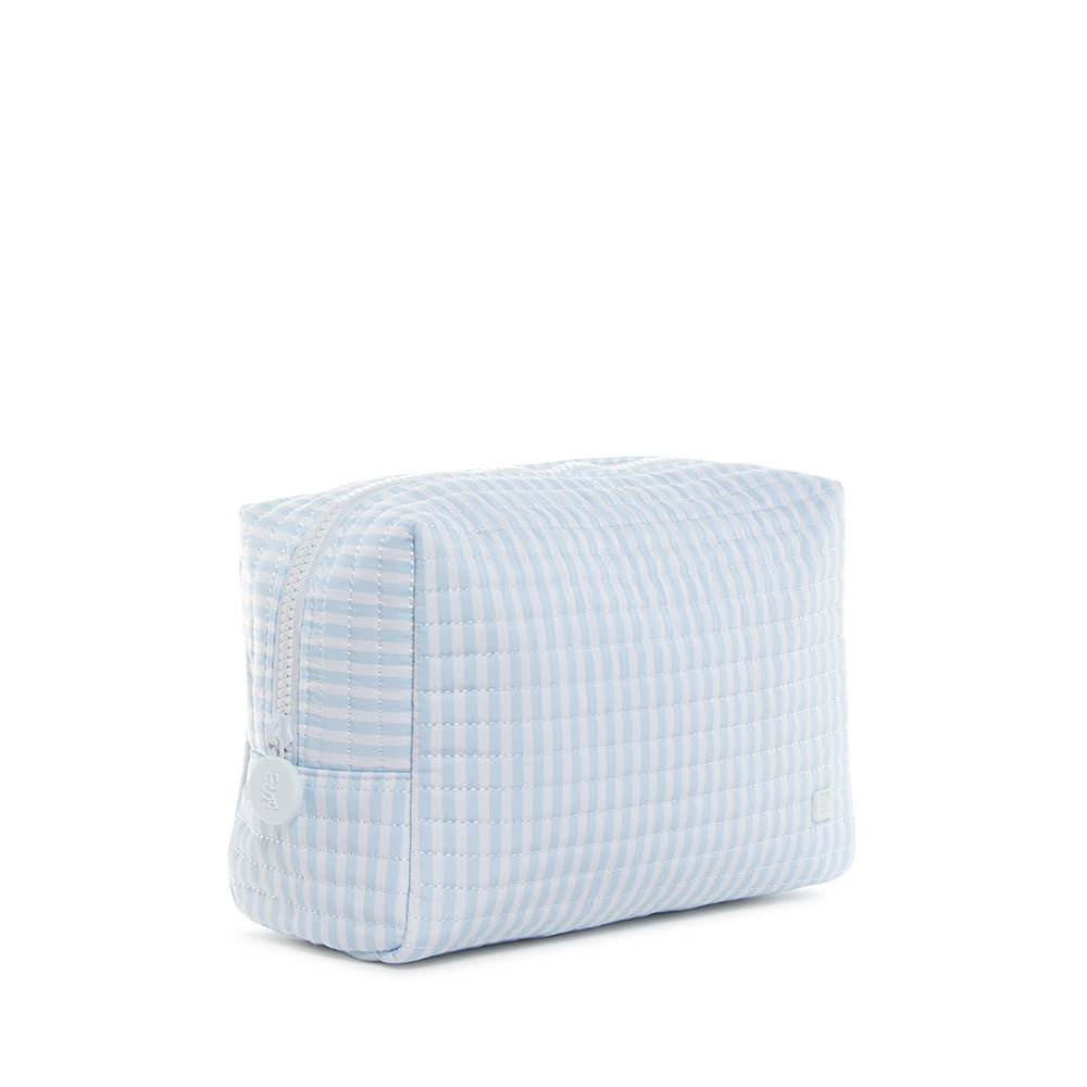 Quilted All You Need Bundle in Pimlico Stripe Blue + Changer Mat + Everyday (3 Piece)